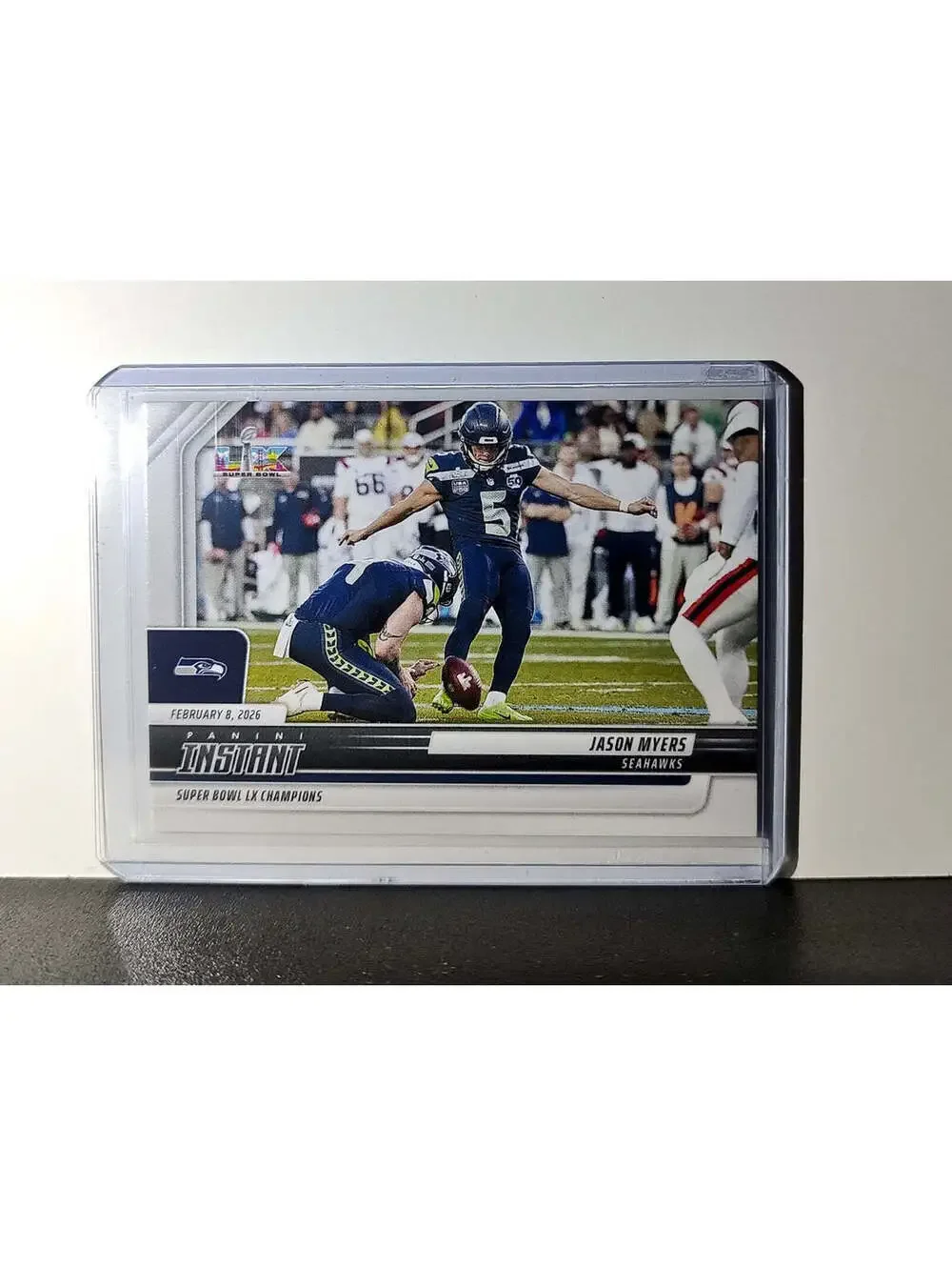 Jason Myers 2026 Panini NFL Super Bowl LIX Champions #32 Card Seattle Seahawks
